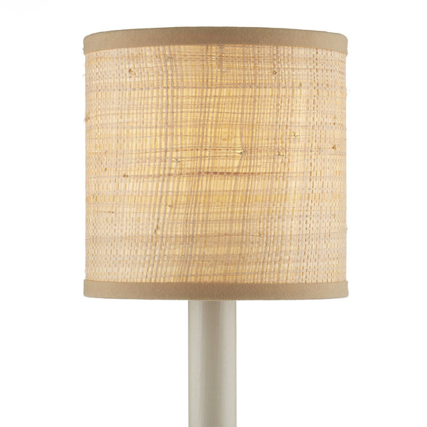 Grasscloth Drum Chandelier Shade