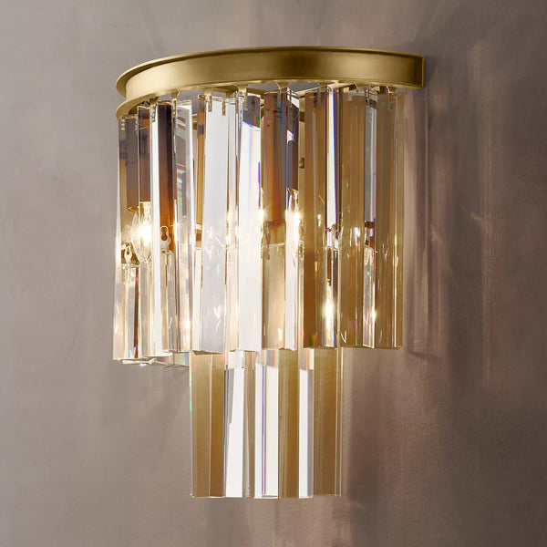 Franky Multi-Tier Crystal Wall Sconce