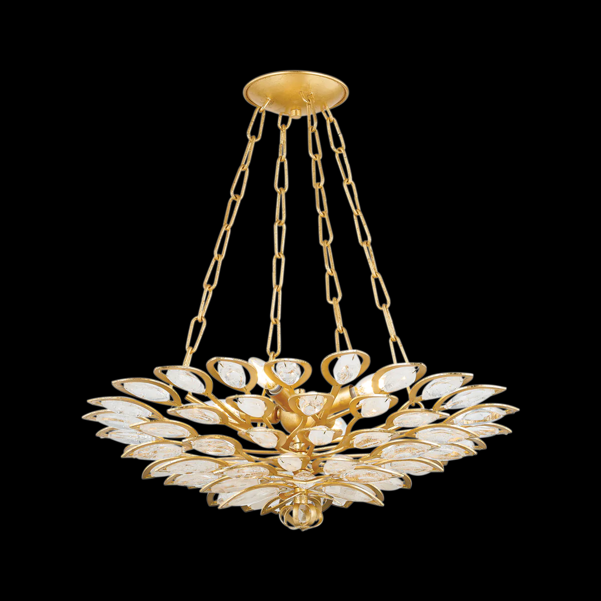 VITTORIA CLEAR FUNCTIONAL DESIGN CHANDELIER