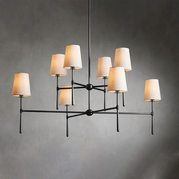 Rhodes 2-Tier Round Chandelier