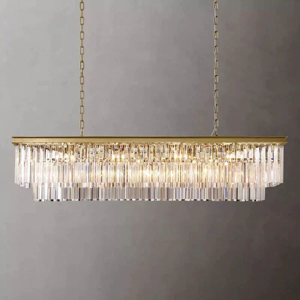 Franky Classicm Rectangular Chandelier 59"