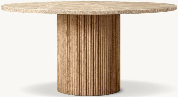 Mulholland Stone Round Dining Table