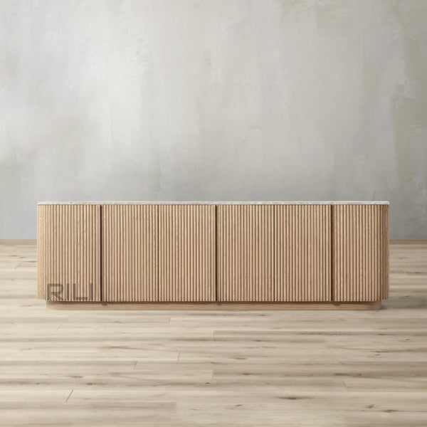 Mulholland Stone 6-door Sideboard