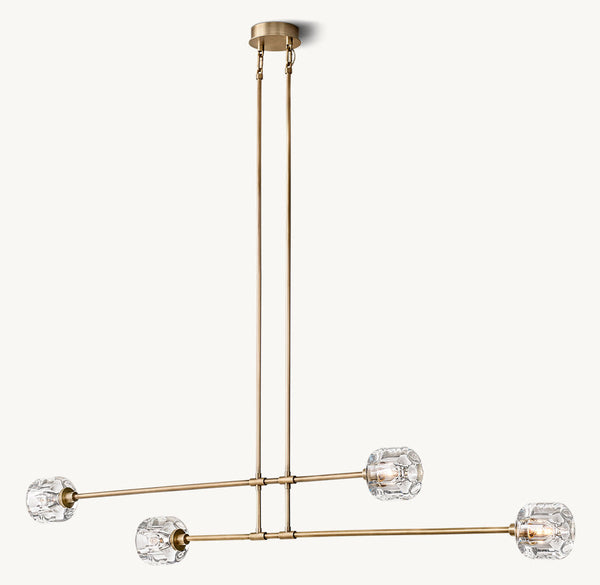 DEMARET MOBILE LINEAR CHANDELIER 72"