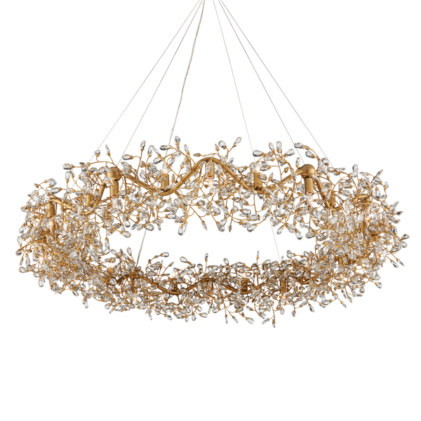 Crystal Bud Grande Ring Chandelier