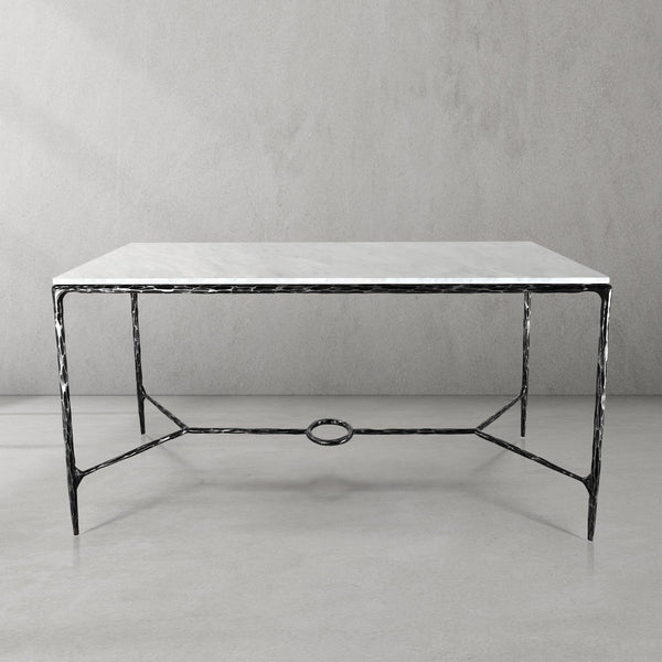 Thaddeus Rectangle Marble Desk