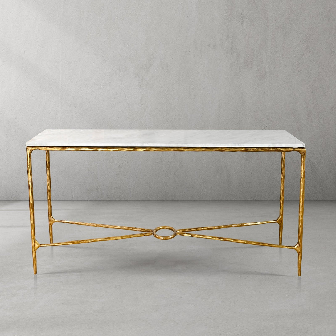 Thaddeus Marble Console Table 60"W