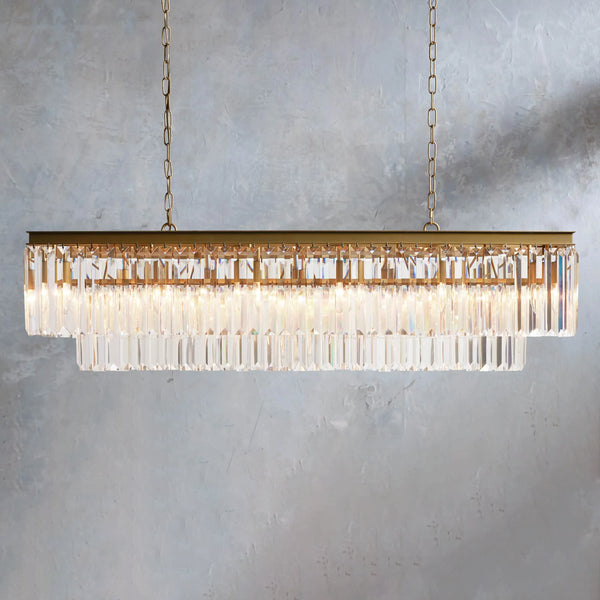 Leyland Tiered Rectangular Chandelier