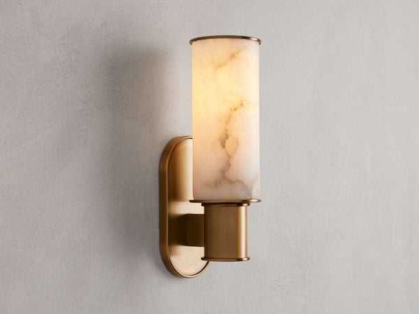 Harlin Wall Sconce in Alabaster