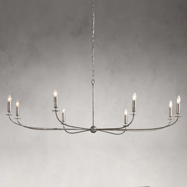 Arnett Round Chandelier in Silver