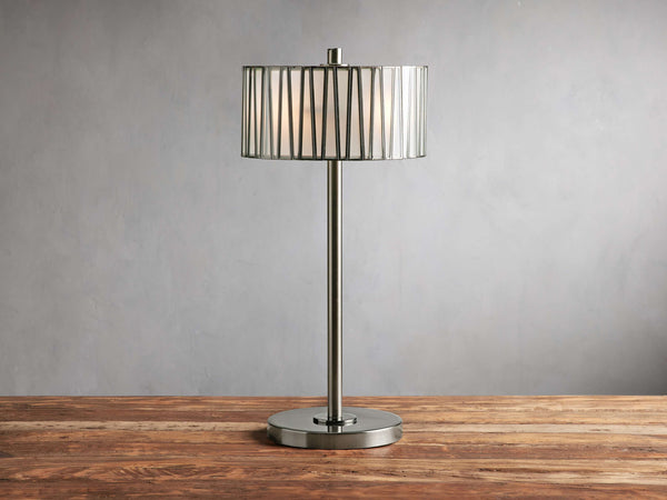 Jeunet Table Lamp in Nickel