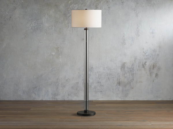 Glass Column Floor Lamp