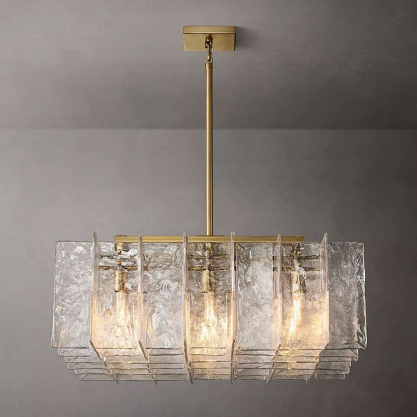 Lotticey  Square Chandelier 36"