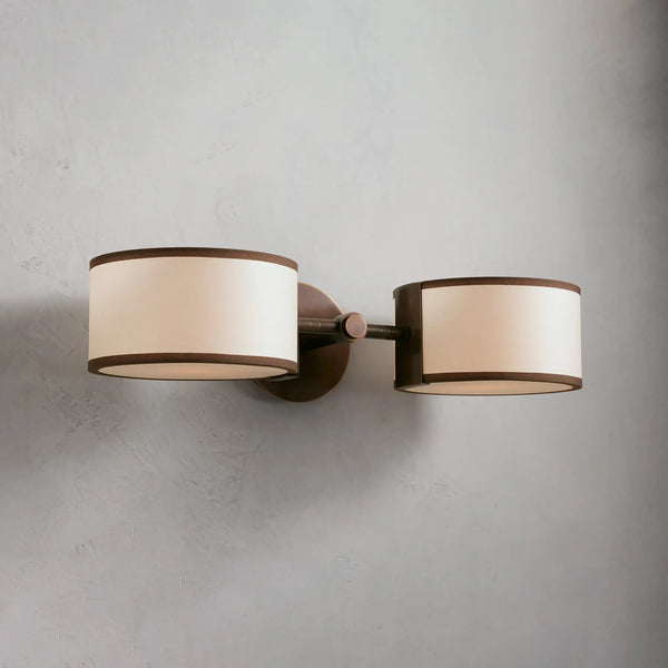 Daphne 2-Light Wall Sconce in Ecru