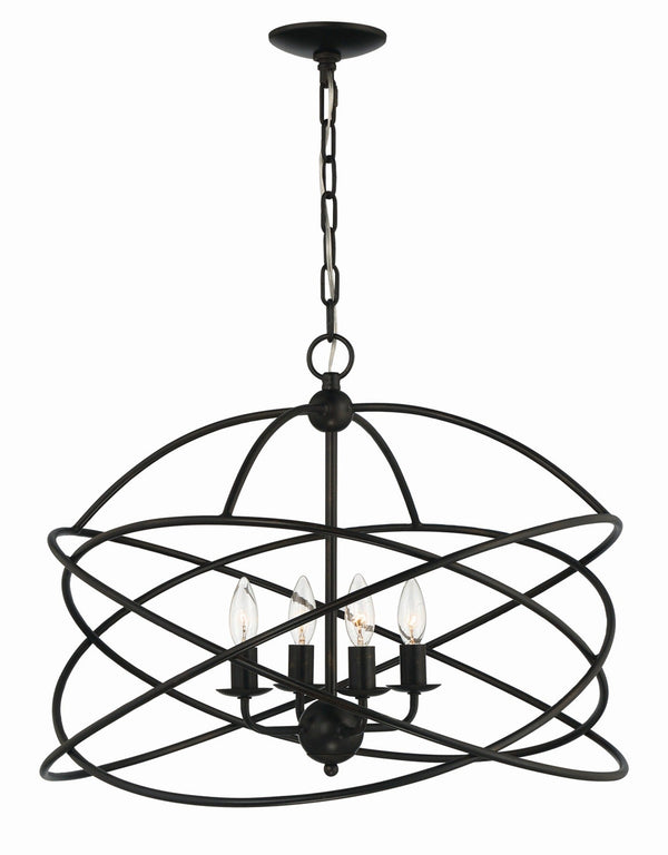 Anson 4-Light Contemporary Statement Chandelier