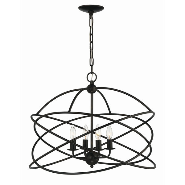 Anson 4-Light Contemporary Statement Chandelier