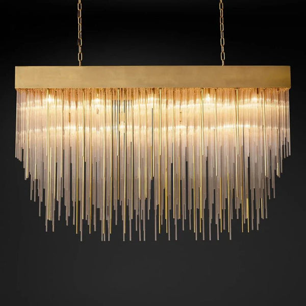 Casocada Rectangular Chandelier 54"