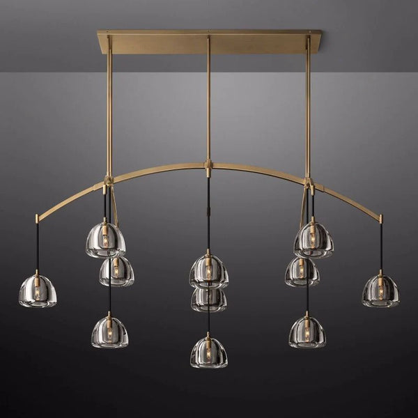 Hemisophere Linear Chandelier 72''