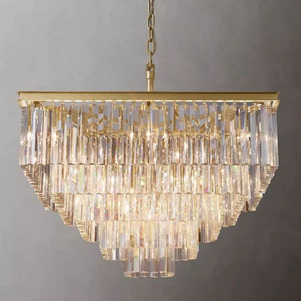 Franky Classicm Square Chandelier 34"