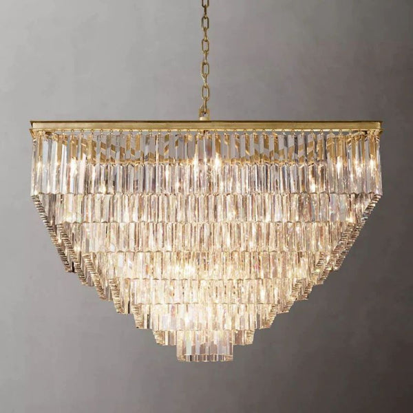 Franky Classicm Square Chandelier 47"