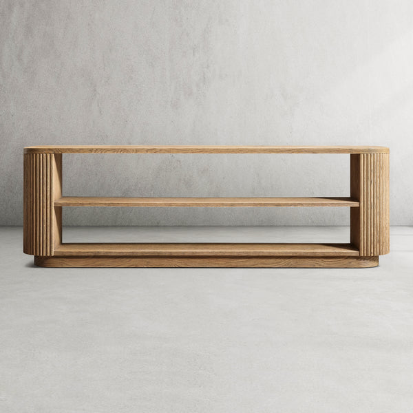 Mulho Wood Sofa Back Console Table