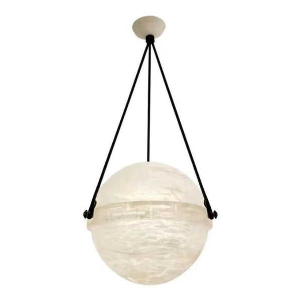 （price different）Alanbaster Globe Pendant Light 10"D 20"D