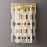 Mariogold Multi-Tier Crystal Chain Wall Sconce