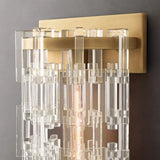 Mariogold Multi-Tier Crystal Chain Wall Sconce