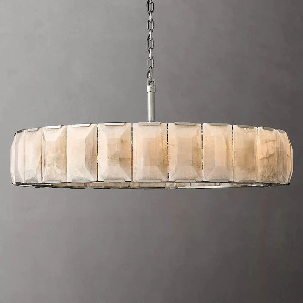 Harlow de Calcite Round Chandelier 60"