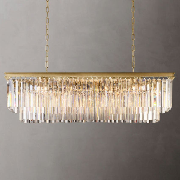 Franky Classicm Rectangular Chandelier 49"