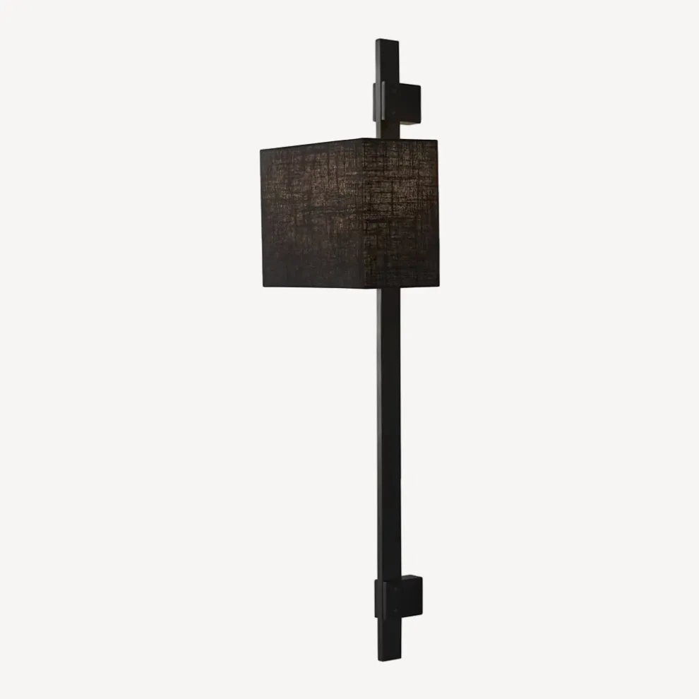 Vela Rectangular Bar Sconce - Rectangular Shade