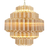 Vittoria S Modern Glass Chandelier - [Gold] - Eichholtz