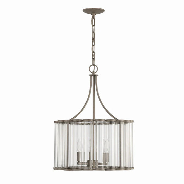 Bridgewater 3-Light Glass Statement Chandelier