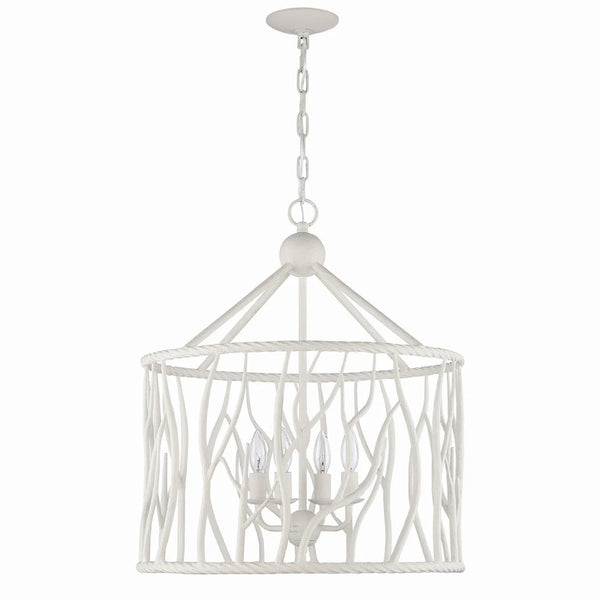 Havershire 4-Light White Statement Chandelier