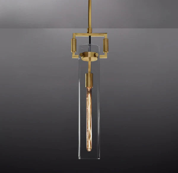 Machinisty Modern Machinist Glass Cylinder Pendant Light