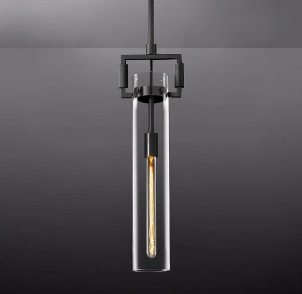 Machinisty Modern Machinist Glass Cylinder Pendant Light