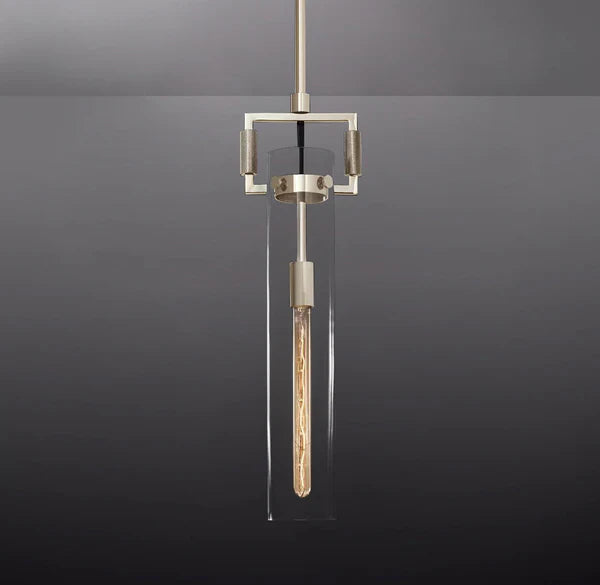 Machinisty Modern Machinist Glass Cylinder Pendant Light