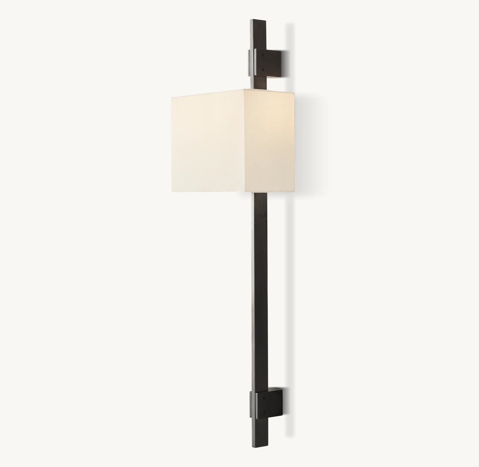 Vela Rectangular Bar Sconce - Rectangular Shade