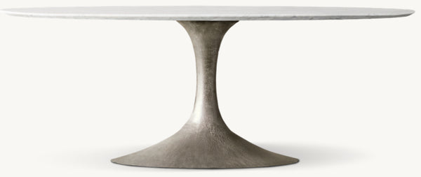 Aero Stone Oval Dining Table