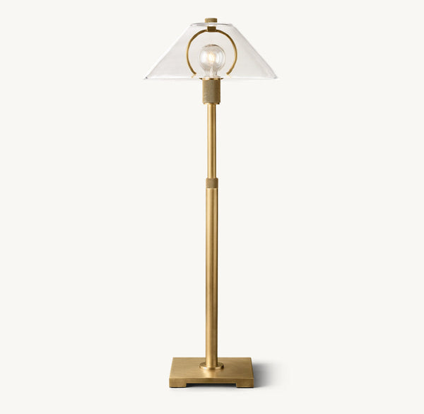 UTILITAIRE GLASS SHADE TABLE LAMP