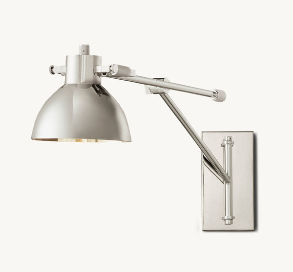 MACHINIST SWING-ARM TASK SCONCE