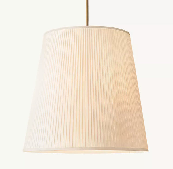 Reed Pleated Barrel Pendant