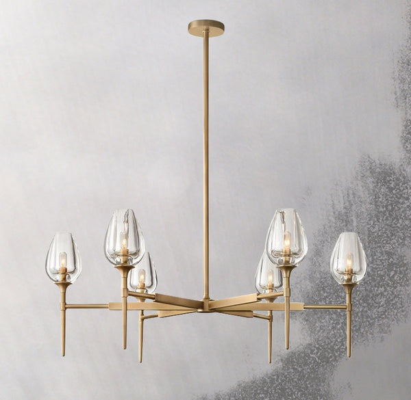 Tulip Round Chandelier 42"