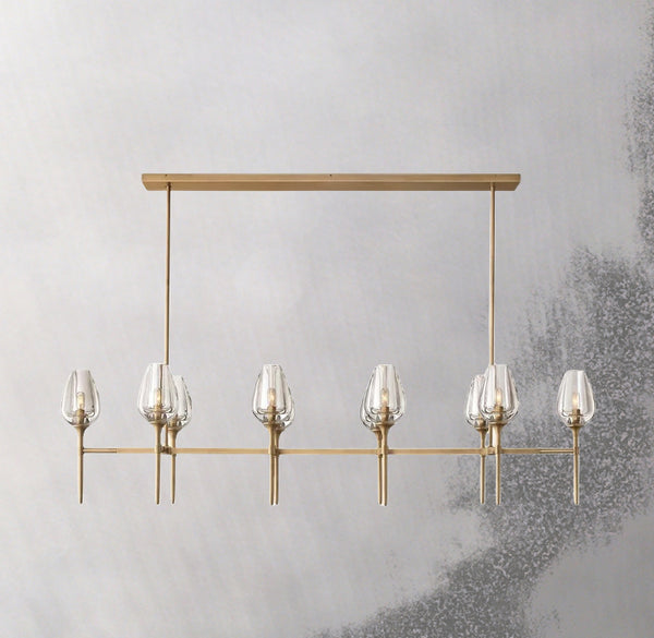 Tulip Linear Chandelier 65"