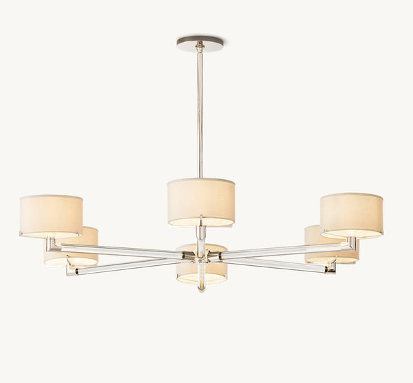 TRUMAN ROUND CHANDELIER 48"