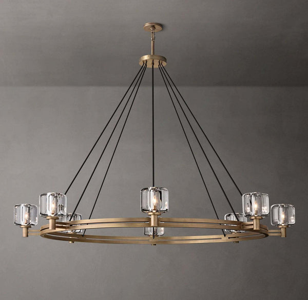 INTRODUC DEMARET ROUND CHANDELIER 60"