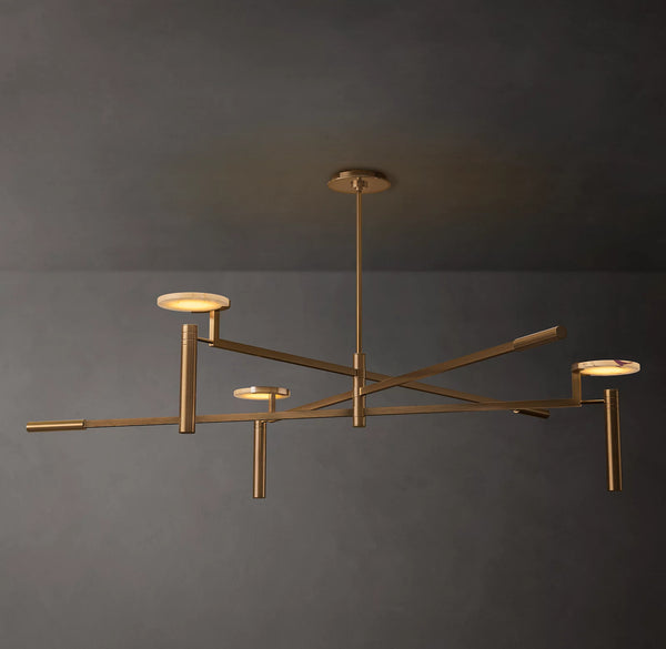 Melange Round Chandelier 45" 60"D