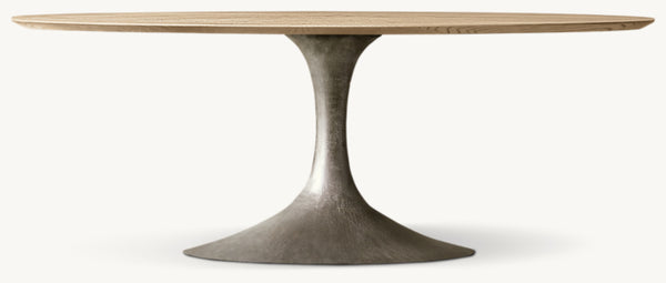 Aero Wood Oval Dining Table