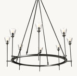 Torche De Verre Round Chandelier 46"