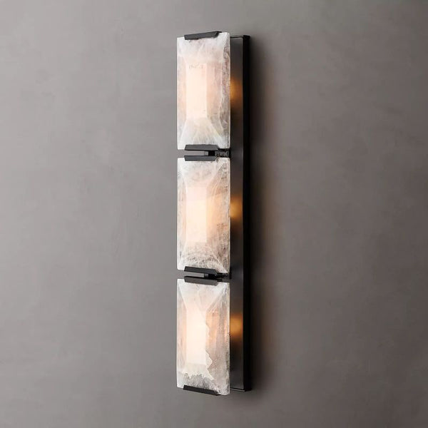 Hulson Calcite Triple Sconce  3 lights